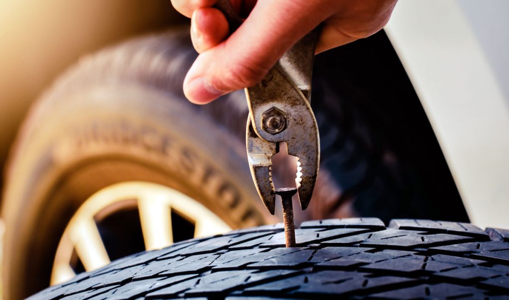 Does Car Insurance Cover a Nail In the Tire?  
