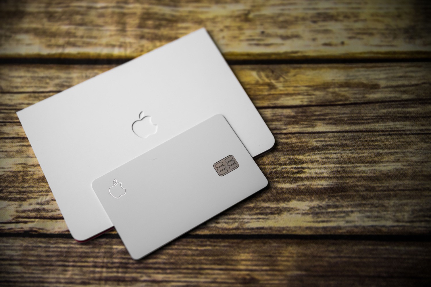 Physical Apple Card Titanium. Apple is a multinational technology company.