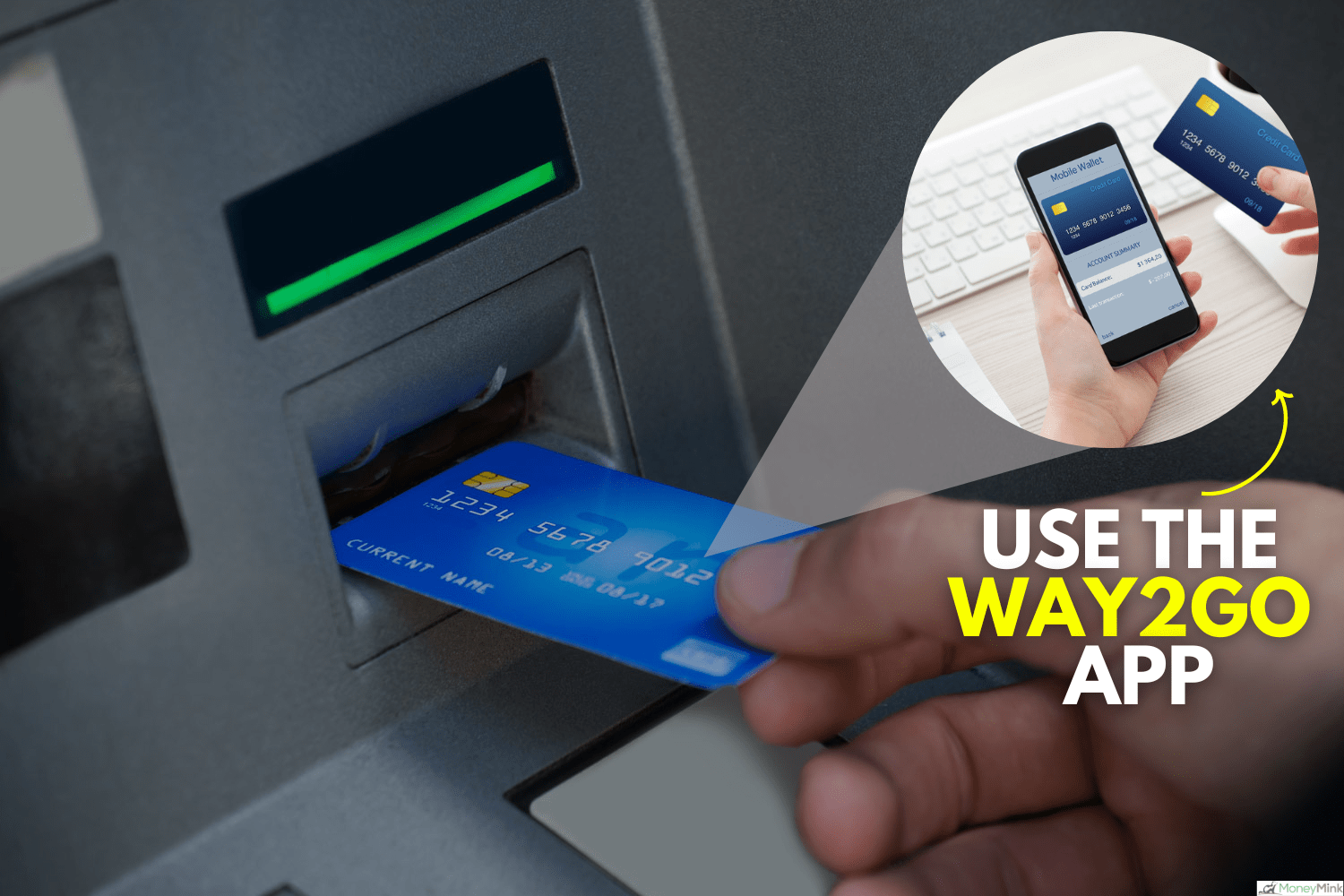 Man's Hand Using Card To Withdraw Money, How To Check Your Balance On A Way2Go Card